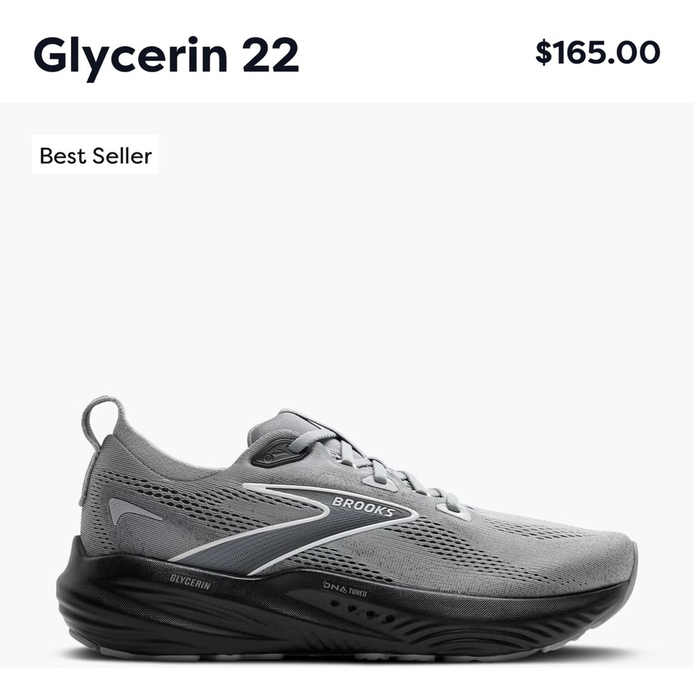 Brooks Glycerin 22 Running Shoe